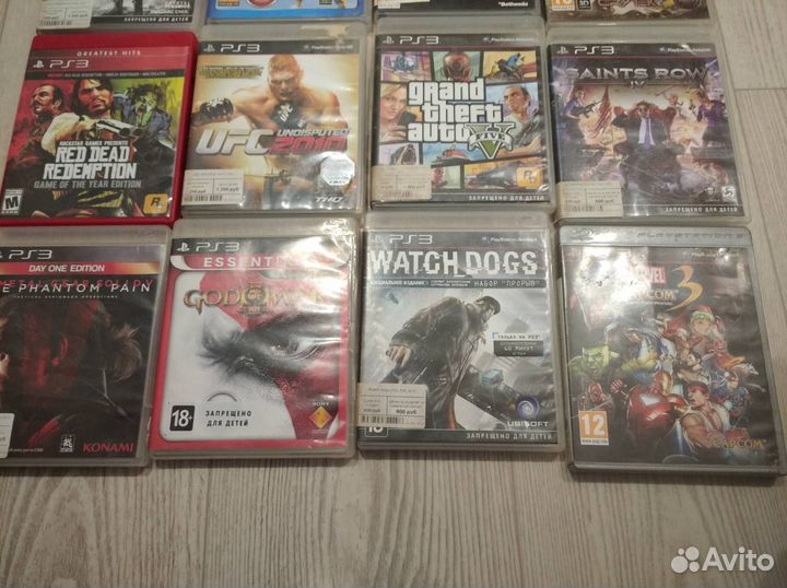 Диски на PlayStation 3