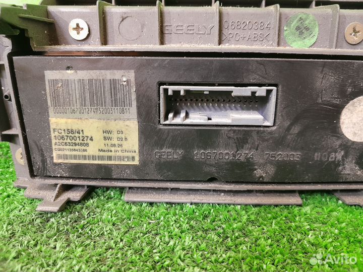 Блок управления климатом geely emgrand ec7