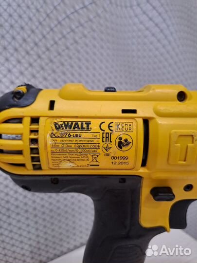 Продам шуруповерт dewalt DCD776