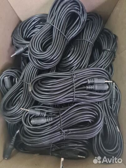 Кабель Jack 3.5 mm вилка - Jack 3.5 розетка 10м