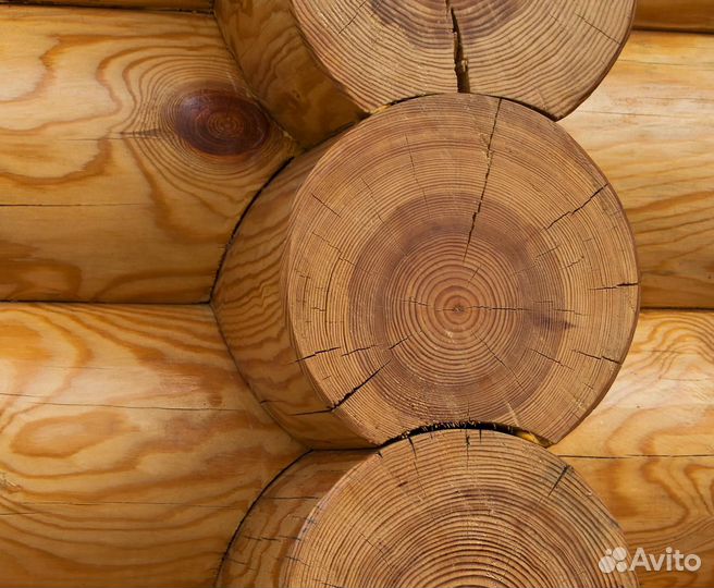 Оцилиндрованное бревно (сухое)