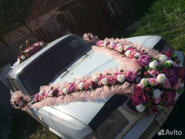 Набор украшений на свадебную машину