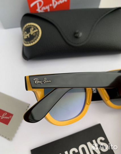 Очки ray ban wayfarer 50 пепельные