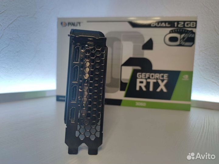 Видеокарта RTX 3060 Palit Dual OC 12Gb на гарантии