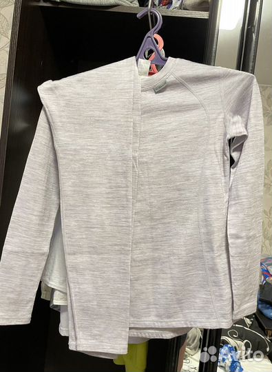 Термобелье женское, серый цвет, glissade