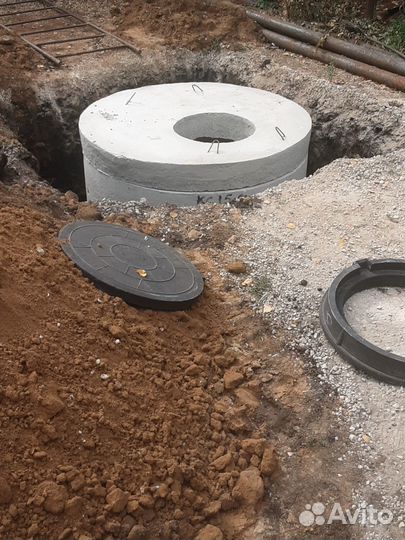 Кольца для сливной ямы, для скважин