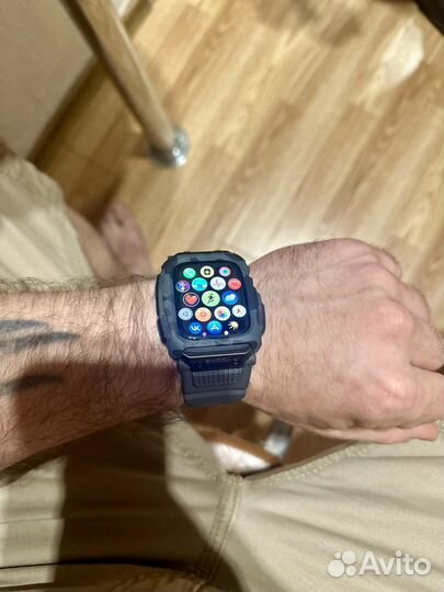 Шехол с ремешком на apple watch (45mm)