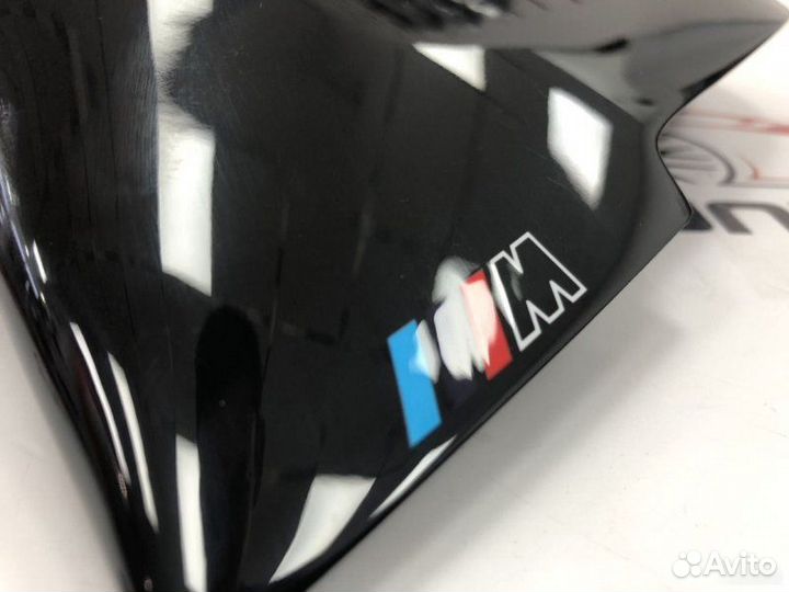 Крышки зеркал м3 стиль BMW f30 с М лого черные