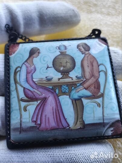 Материал медь, фарфор