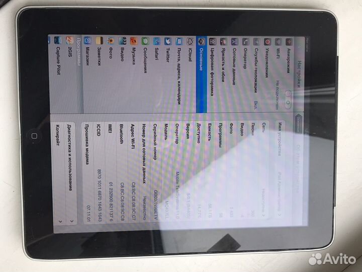 Планшет apple iPad 1