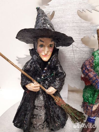 Ватные елочные игрушки