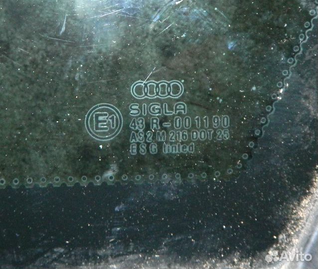 Стекло кузова неподвижное Audi 100 C4