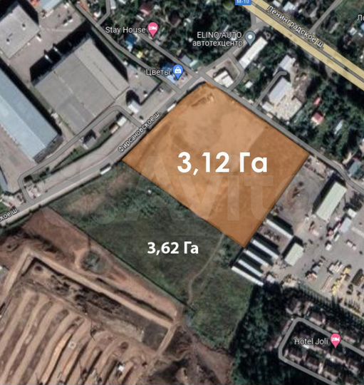 Участок 3,12 га (промназначения)