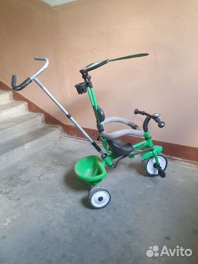 Детский велосипед с ручкой бу