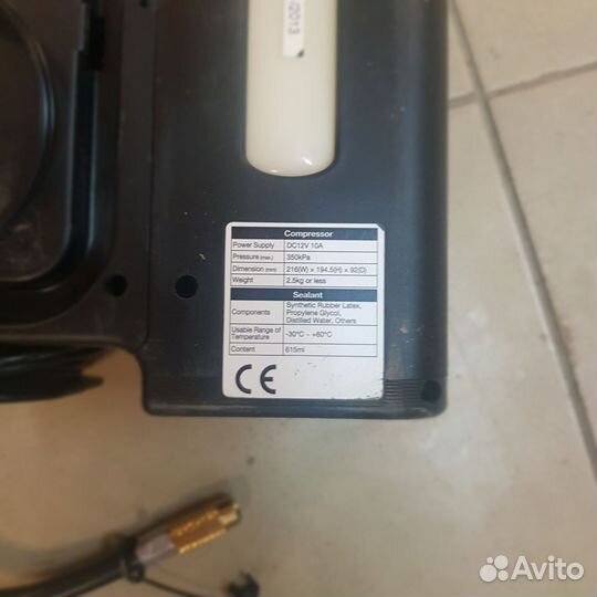 Компрессор с герметиком для колес Toyota Lexus