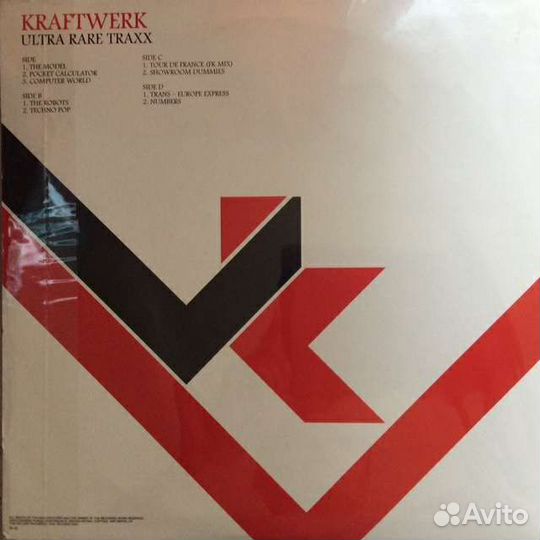Винил. пластинка Kraftwerk - Ultra Rare Traxx, LP