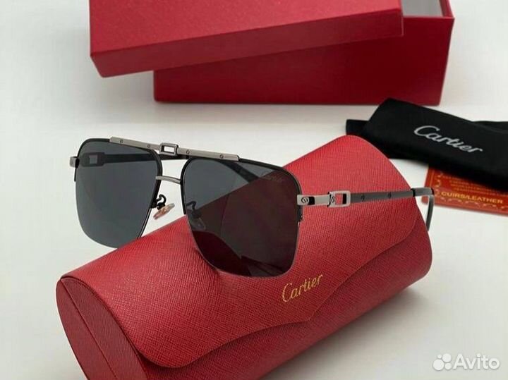 Солнцезащитные очки мужские cartier