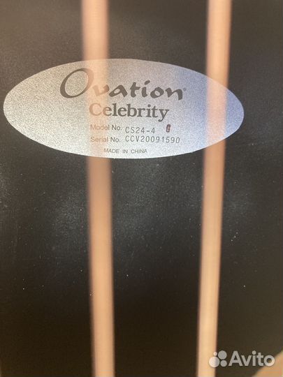 Гитара Ovation CS24-4 Celebrity Standard Cutaway