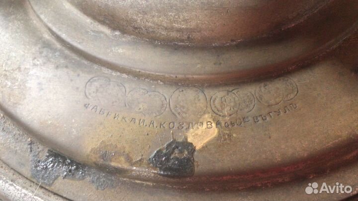 Самовар с подносом И.А. Козлова