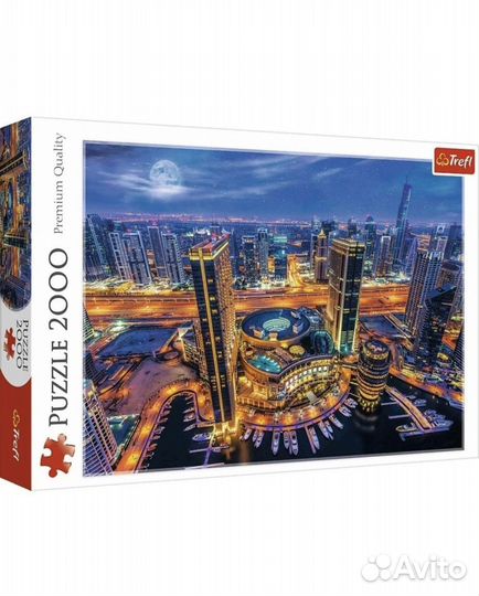 Новый Пазл 2000 Trefl «Огни Дубая»