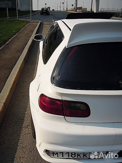 Крылья пластиковые +5 см honda civic 5