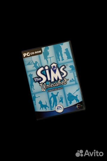The Sims: Unleashed лицензия Англия DVD-box Симс