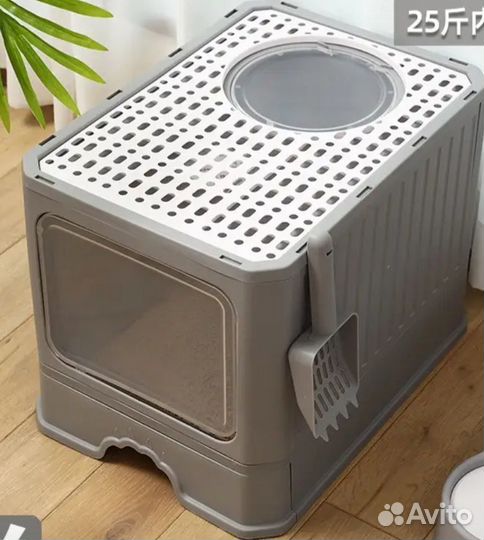 Туалет лоток для кота закрытый. Новый