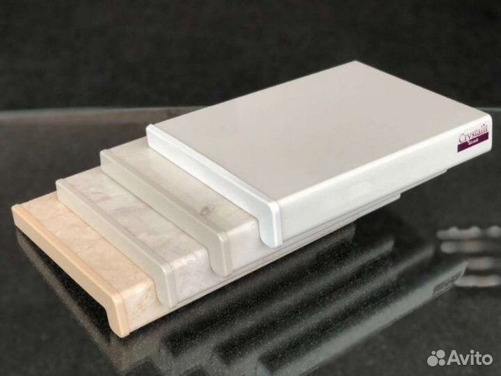 Подоконник Кристалит (белый матовый) 500 мм