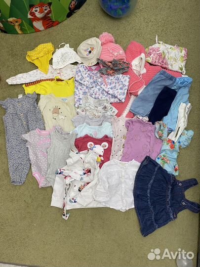 Пакет вещей на девочку 68