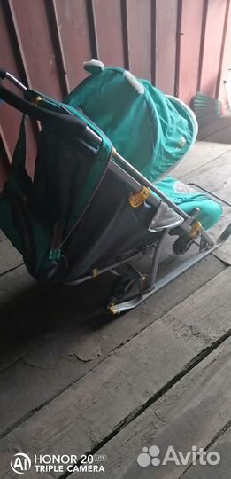 Детские санки с колесами