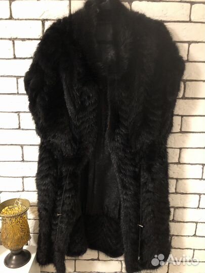 Шубы из вязаной норки