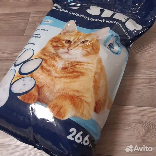 Наполнитель для кошачьего туалета силикагель