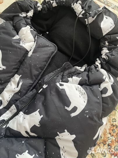 Зимний конверт в коляску