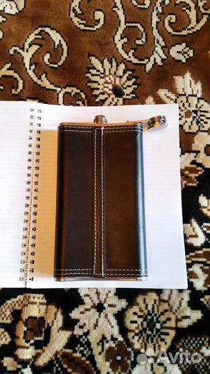 Фляжка из нержавейки большая 12 oz 340мл