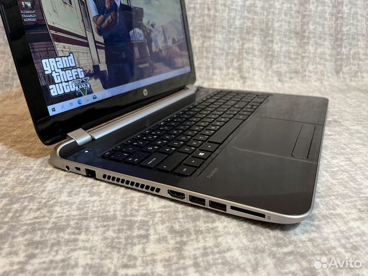 Производительный ноутбук HP / SSD