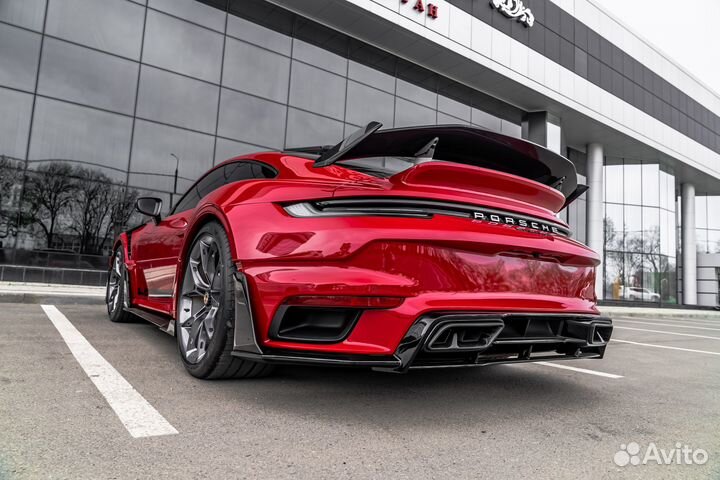 Карбоновый Спойлер Porsche 911 992 Turbo S