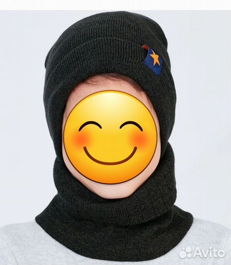 Комплект шапка и снуд для мальчика