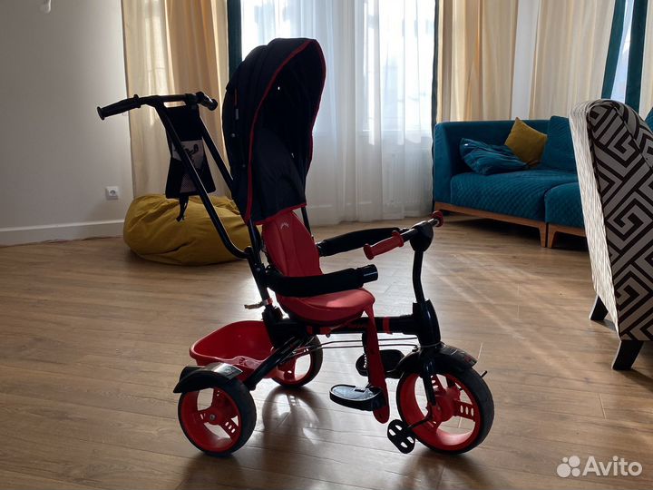 Детский велосипед с ручкой бу