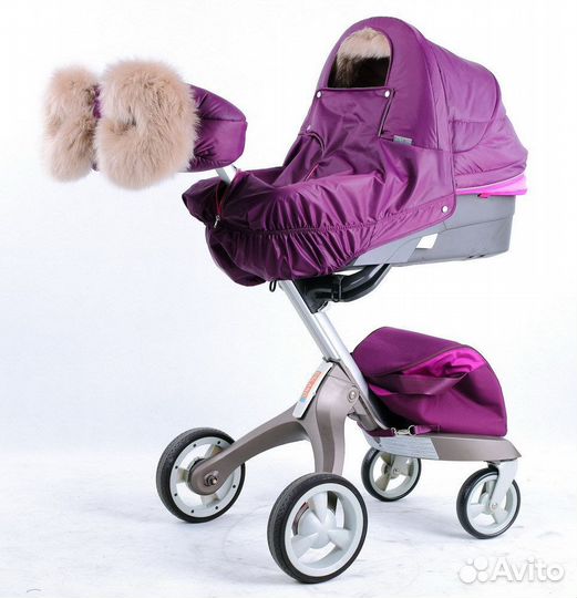 Зимний кит на коляску stokke
