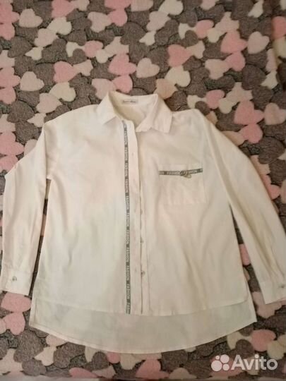 Блузка белая