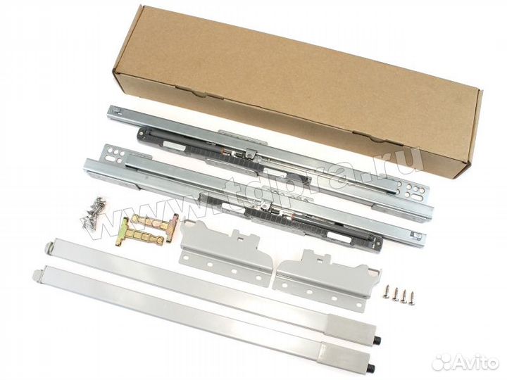 Комплект ящика Dragon Box 450 мм с рейлингом, серы