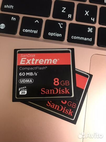 Карта памяти SanDisk Compact flash Extreme 8gb
