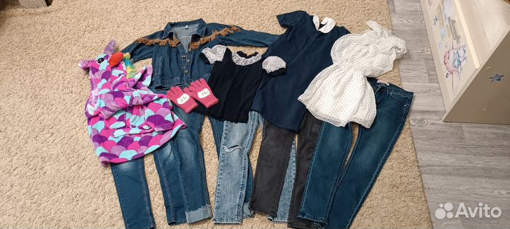 Вещи пакетом для девочки 8-10 лет