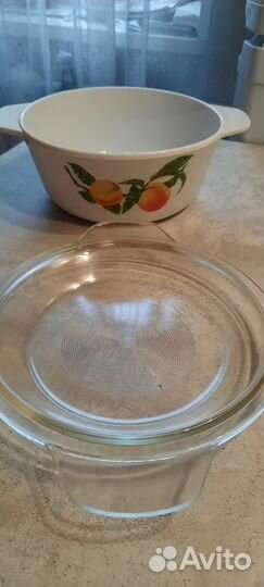 Кастрюля стеклянная