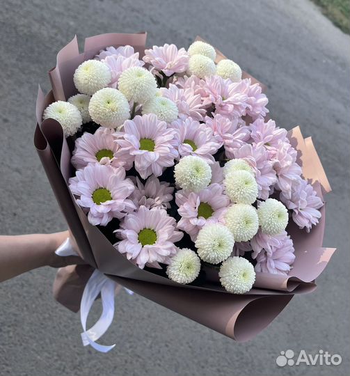 Букет из хризантем