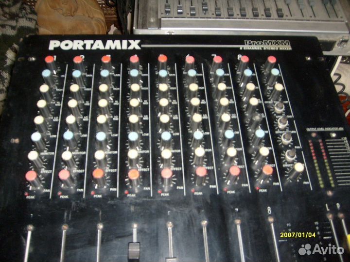 Portamix-promxmx8канальный микшер. Стерео