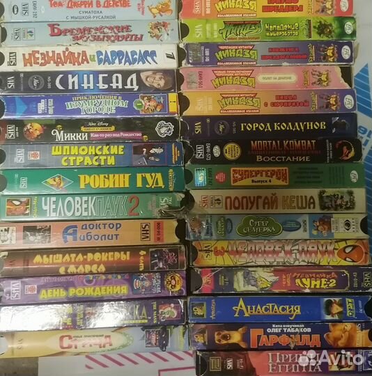 Видеокассеты vhs, dvd, игры