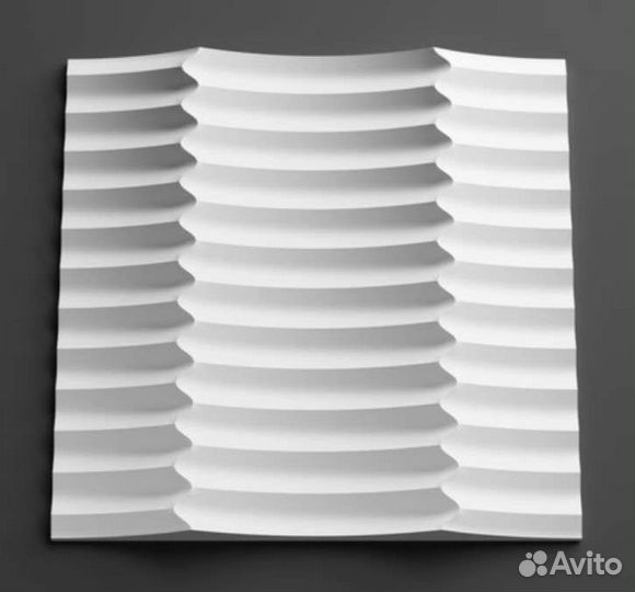 Гипсовая 3d панель