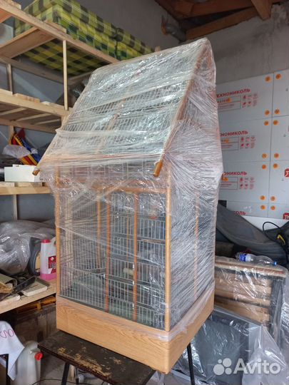 Большая клетка для птиц, бу