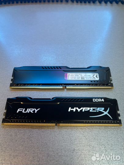 Оперативная память 4+4 HyperX-DDR4
